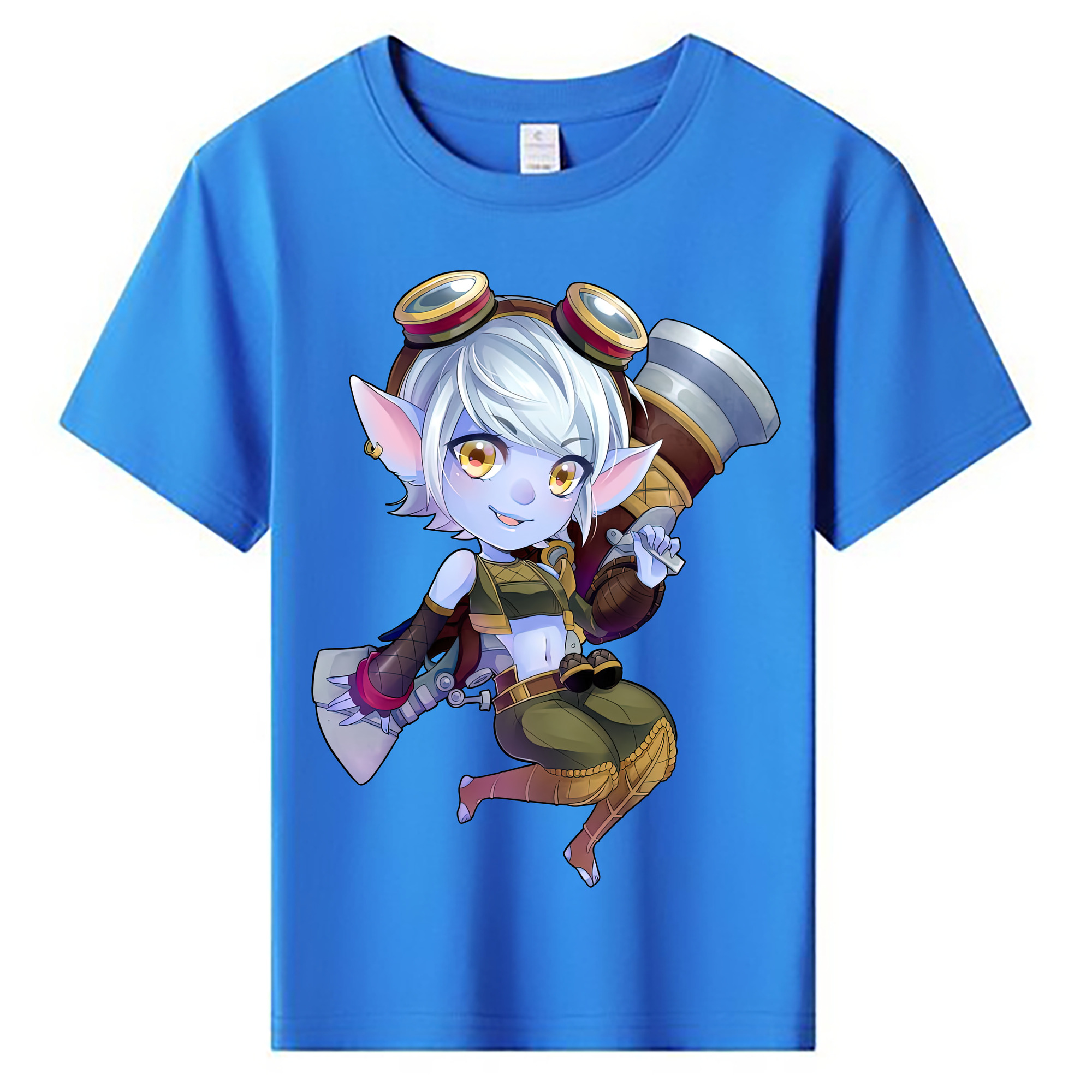（画像用） リーグ・オブ・レジェンド League of Legends LOL 綿100％キッズTシャツ（フロントプリント）